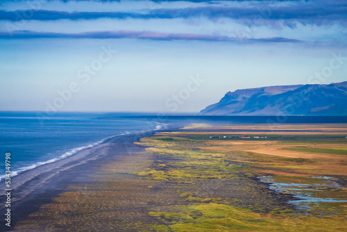 Dyrhólaey Lighthouse and the Black Sand Beach (Vik, Iceland)