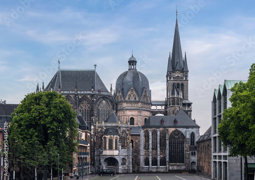 Obraz na płótnie Aachen Cathedral (Aachener Dom), Germany w salonie