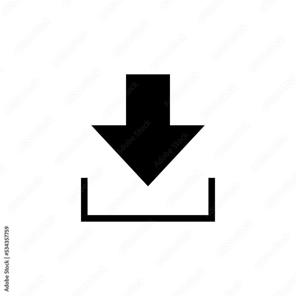 Download icon vector for web and mobile app. Download sign and symbol Download icon vector for web and mobile app. Download sign and symbol