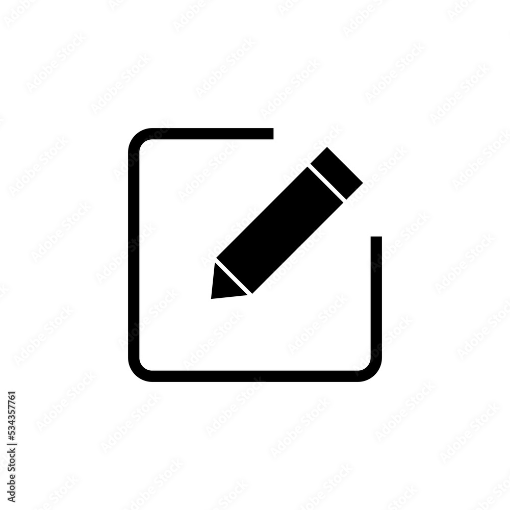 Edit icon vector for web and mobile app. edit document sign and symbol. edit text icon. pencil. sign up Edit icon vector for web and mobile app. edit document sign and symbol. edit text icon. pencil. sign up