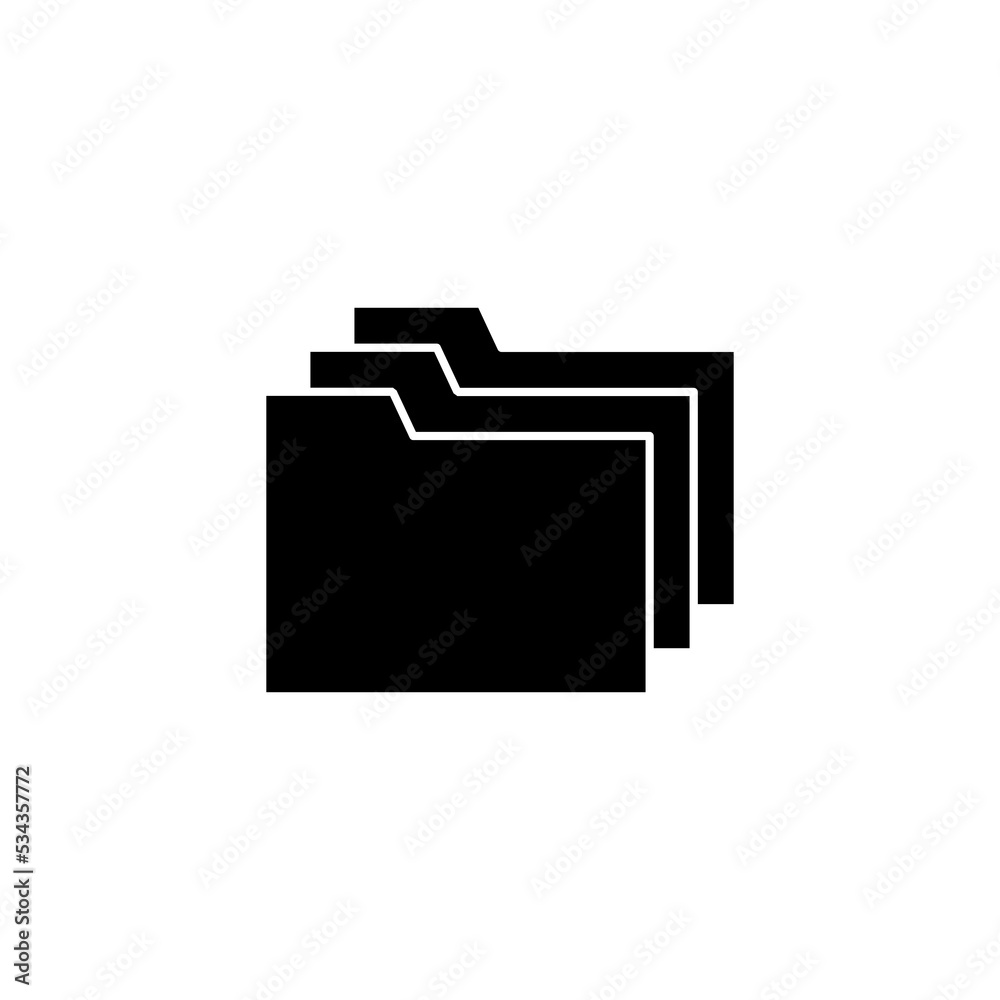 Folder icon vector for web and mobile app. folder sign and symbol Folder icon vector for web and mobile app. folder sign and symbol
