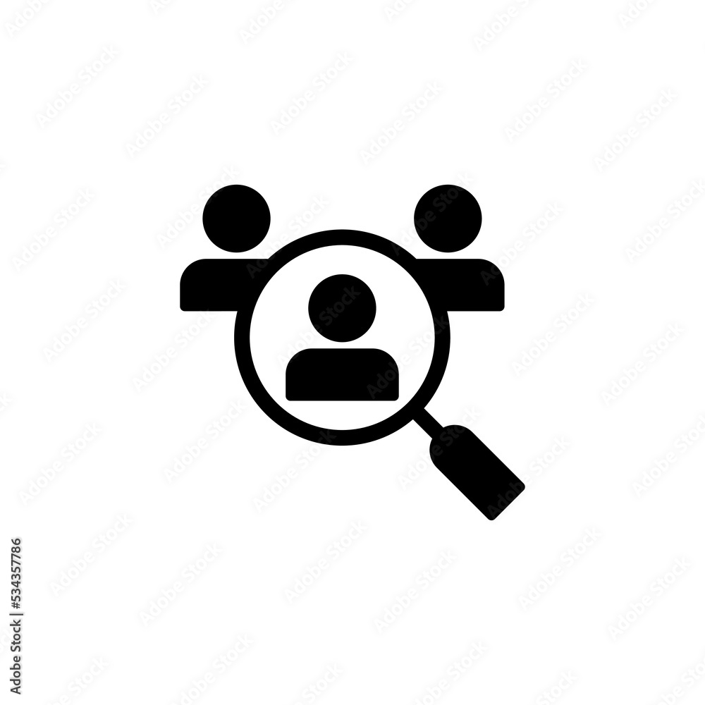 Hiring icon vector for web and mobile app. Search job vacancy sign and symbol. Human resources concept. Recruitment Hiring icon vector for web and mobile app. Search job vacancy sign and symbol. Human resources concept. Recruitment