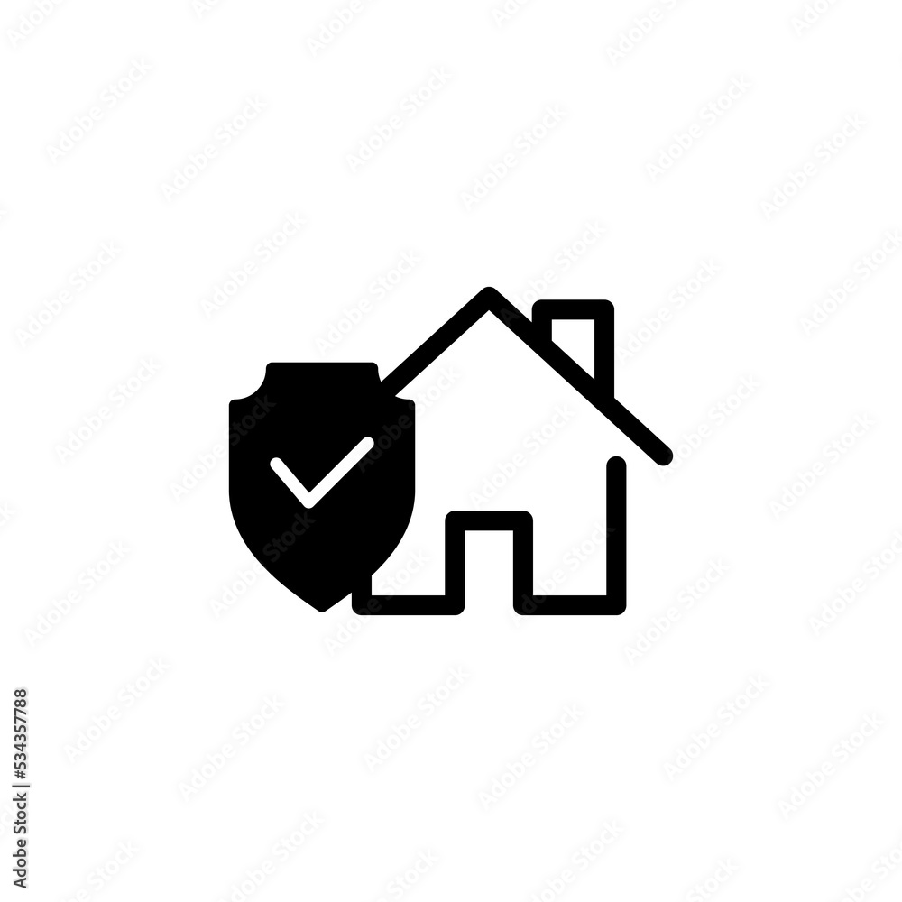 home insurance icon vector for web and mobile app. home protection sign and symbol home insurance icon vector for web and mobile app. home protection sign and symbol