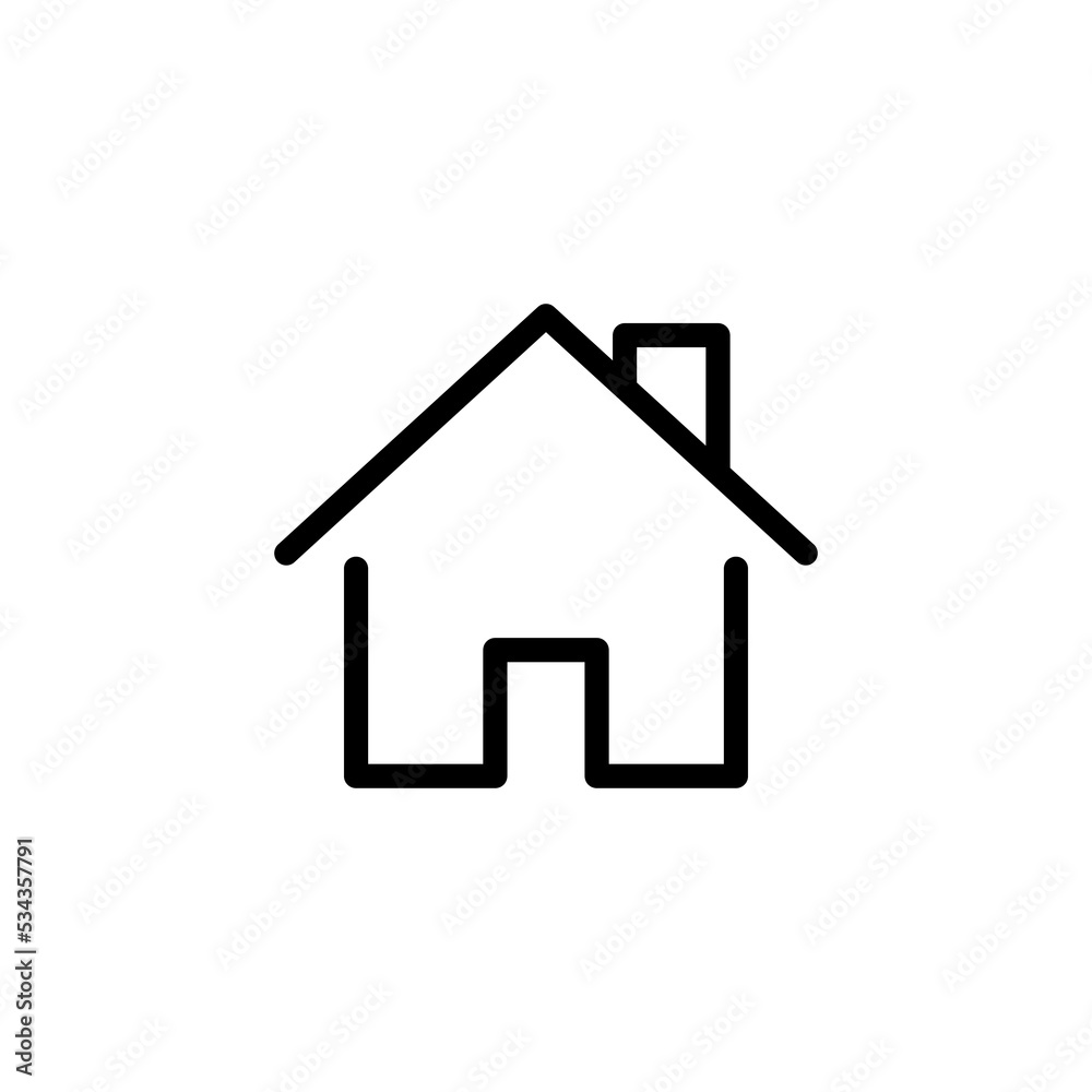 House icon vector for web and mobile app. Home sign and symbol House icon vector for web and mobile app. Home sign and symbol