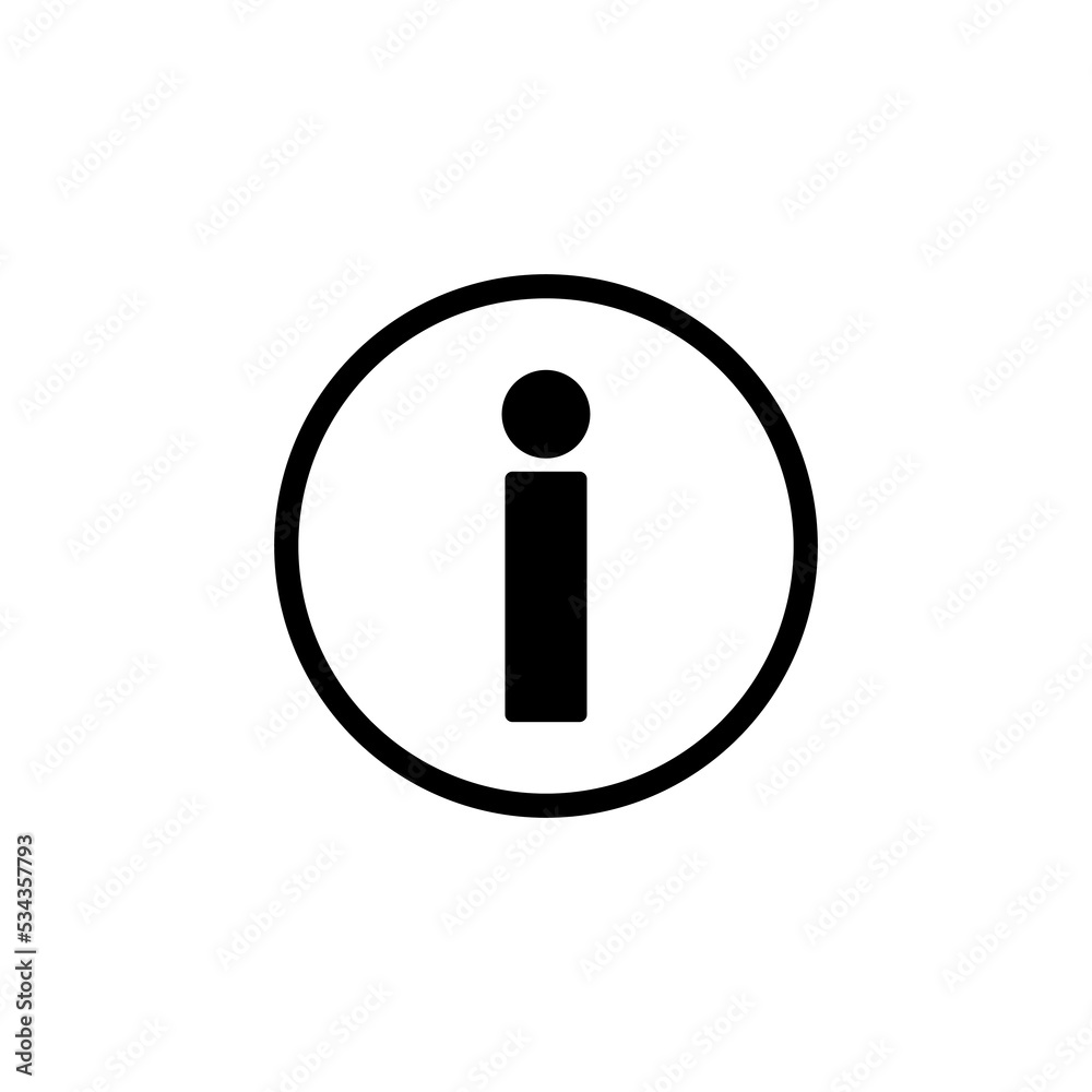 Info sign icon vector for web and mobile app. about us sign and symbol. Faq icon Info sign icon vector for web and mobile app. about us sign and symbol. Faq icon