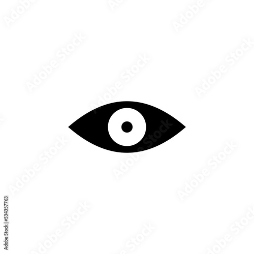 Eye icon vector for web and mobile app. Eye sign and symbol. Look and Vision icon.