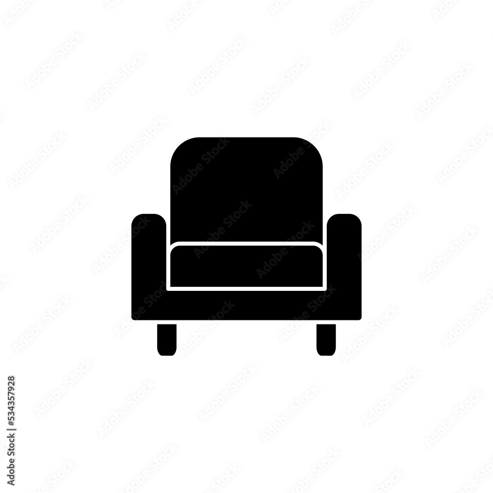 Sofa icon vector for web and mobile app. sofa sign and symbol. furniture icon Sofa icon vector for web and mobile app. sofa sign and symbol. furniture icon