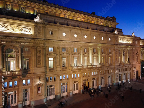 colon theater in buenos aires photo