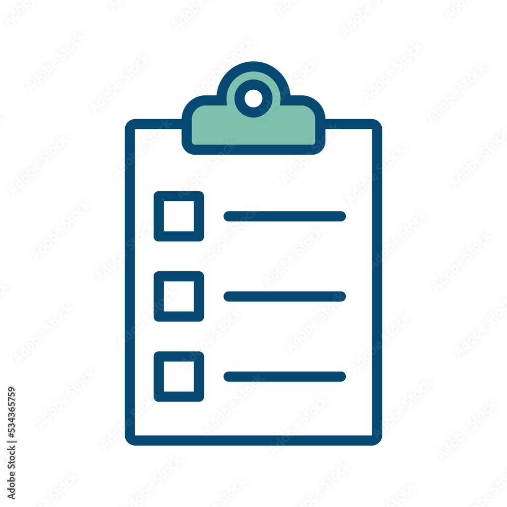 clipboard icon vector design template in white background clipboard icon vector design template in white background