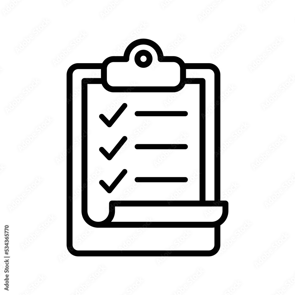 clipboard icon vector design template in white background clipboard icon vector design template in white background