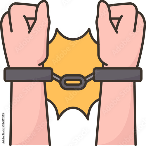 arrested icon