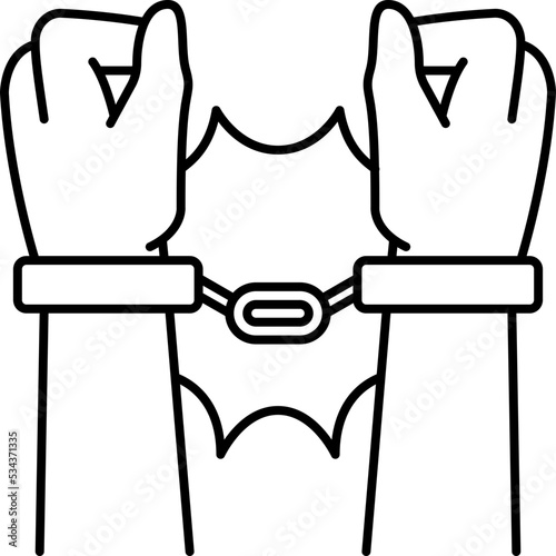 arrested icon