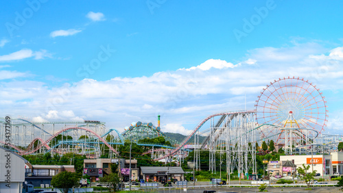 遊園地・行楽地風景「ジェットコースター」三井グリーンランド
Amusement park / resort scenery 
