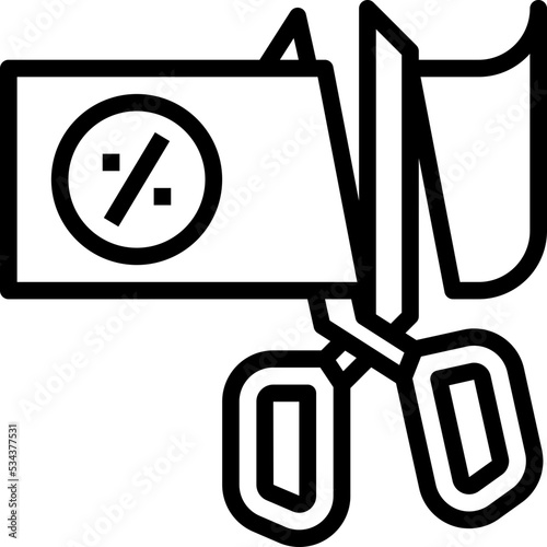reduce modern line style icon