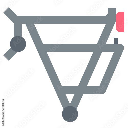 rack modern line style icon