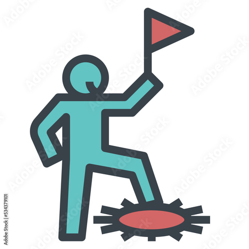 recovery modern line style icon