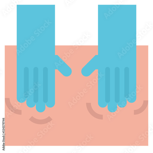 massage modern line style icon