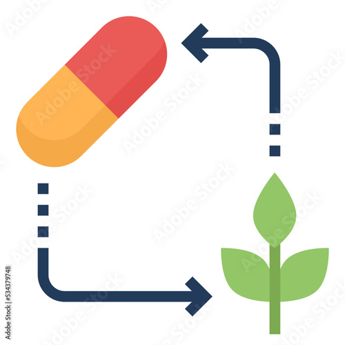 medicine modern line style icon