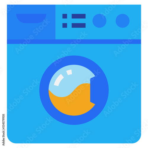 washing modern line style icon