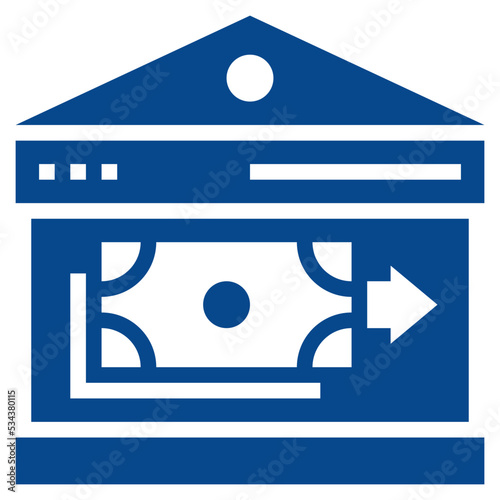lending modern line style icon