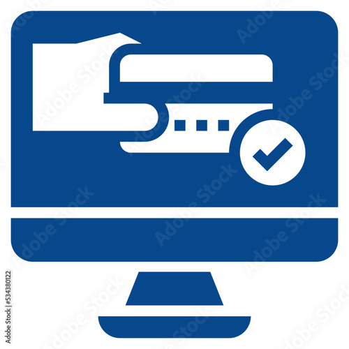 payment modern line style icon