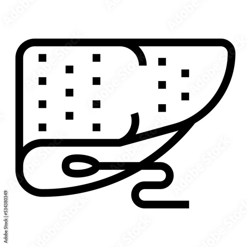 liver modern line style icon