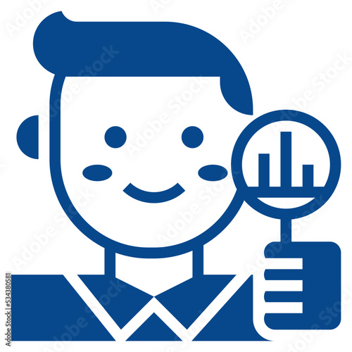 scientist modern line style icon