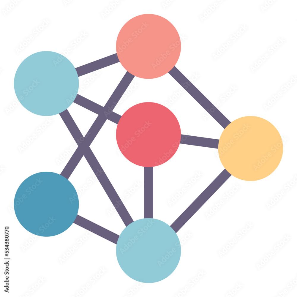 neural modern line style icon neural modern line style icon