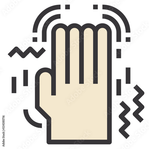 tremor modern line style icon