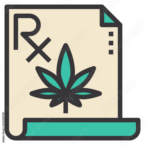 prescription modern line style icon