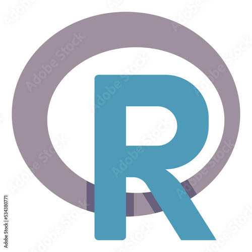 r modern line style icon