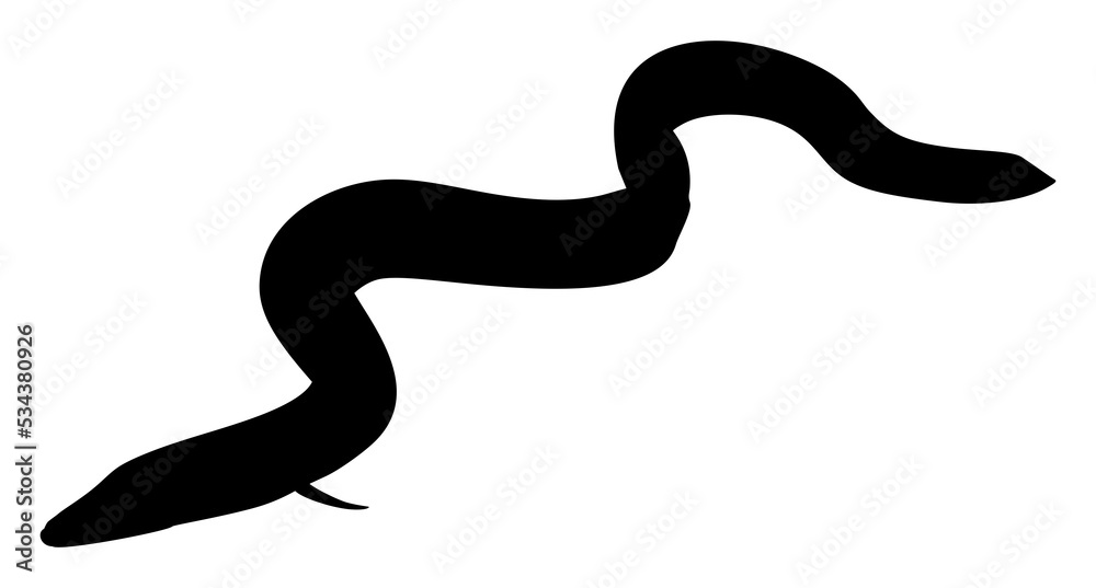 Eel Silhouette for Logo, Pictogram, Website, Apps and or Graphic Design Element. Format PNG Eel Silhouette for Logo, Pictogram, Website, Apps and or Graphic Design Element. Format PNG