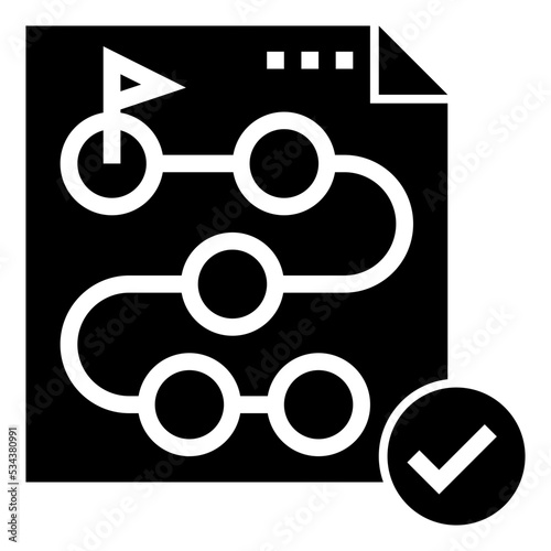 method modern line style icon