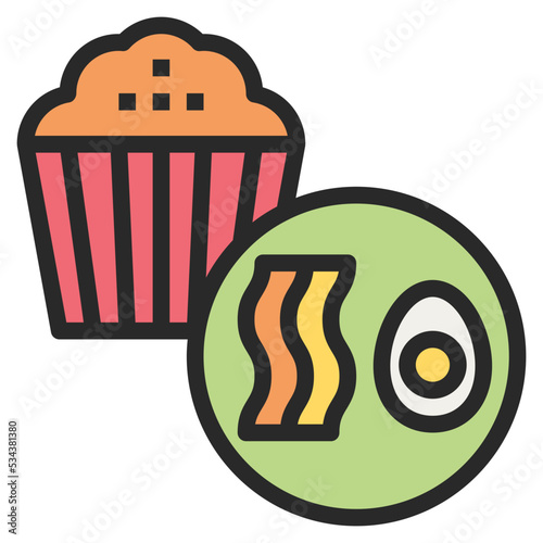 ketogenic modern line style icon