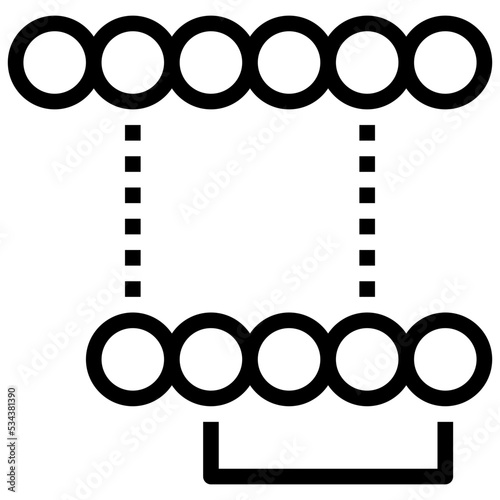 insulin modern line style icon