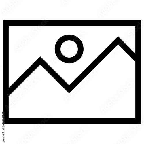 image modern line style icon