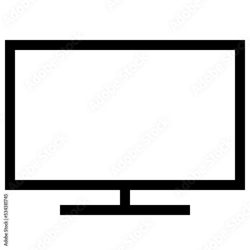 tv modern line style icon