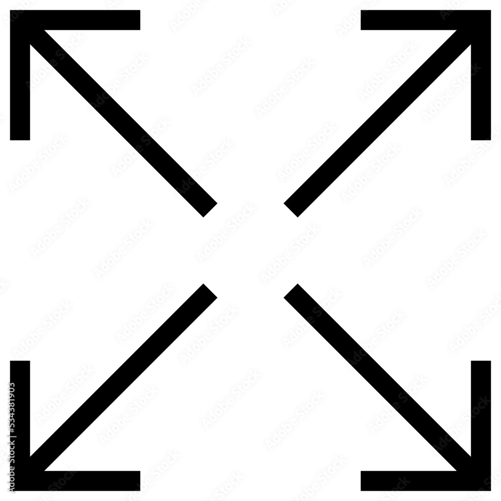 maximize modern line style icon maximize modern line style icon