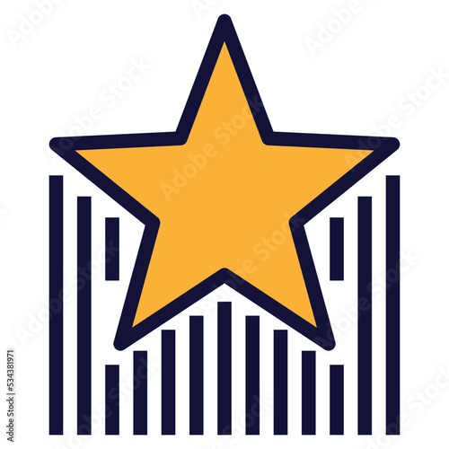 raising modern line style icon