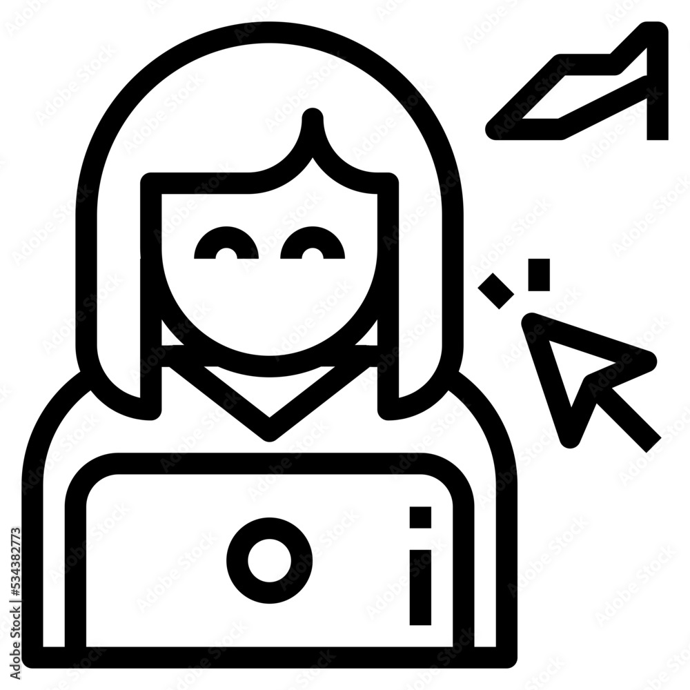 online modern line style icon online modern line style icon