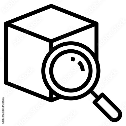 search modern line style icon