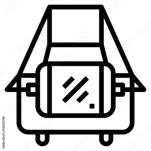 tablet modern line style icon