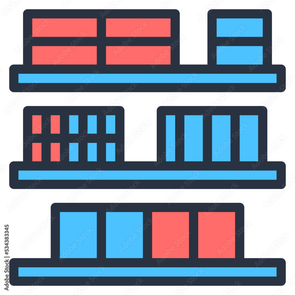 logistics modern line style icon
