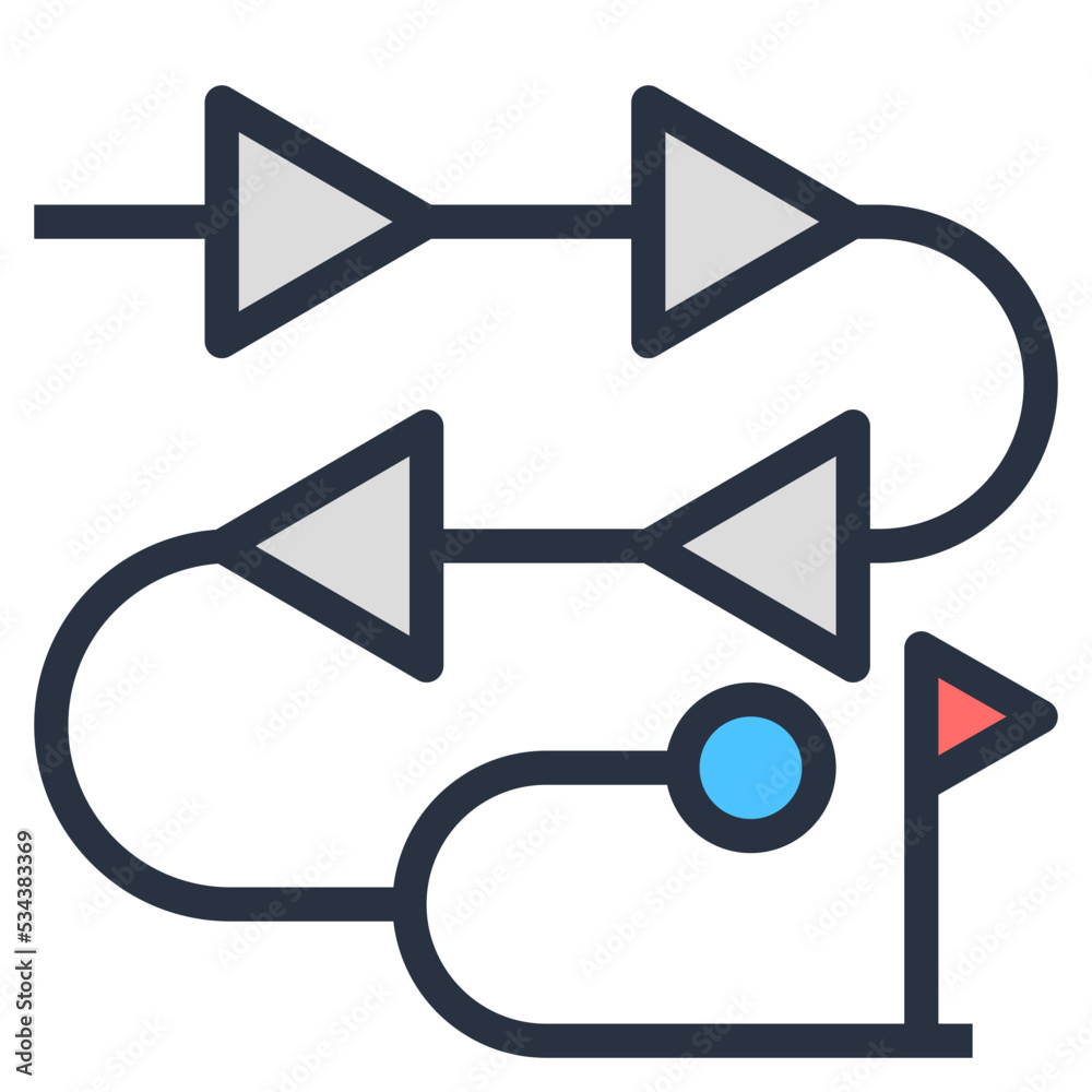 process modern line style icon process modern line style icon