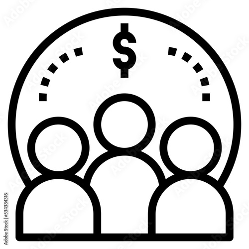 non modern line style icon
