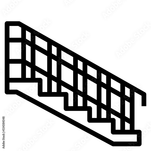 staircase modern style icon