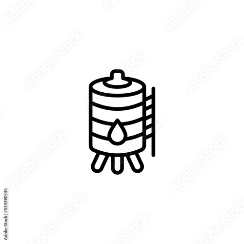 water tank icon vector design templates