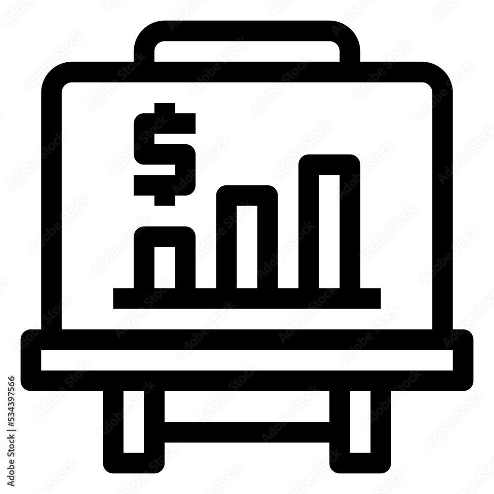 Presentation Icon Outline