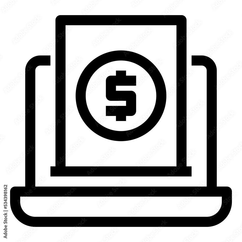 Online Payment Icon Outline Online Payment Icon Outline