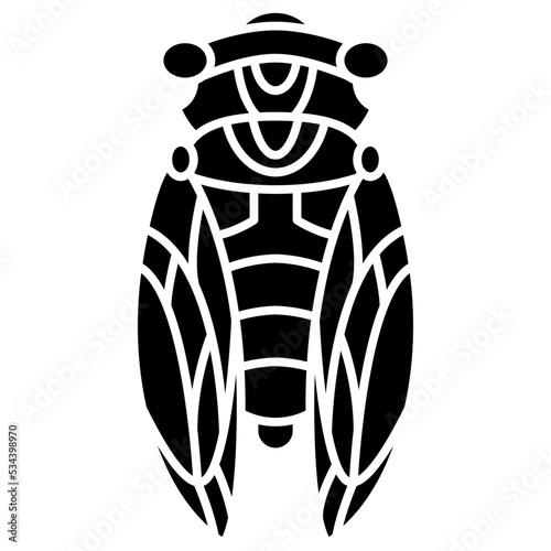 cicada icon photo